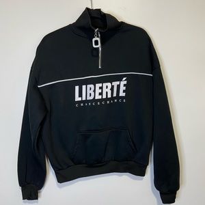 XYZ Liberte 1/2 zip Pullover Sweatshirt size L